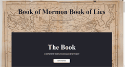 Desktop Screenshot of bookofmormonbookoflies.com