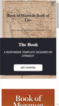Mobile Screenshot of bookofmormonbookoflies.com